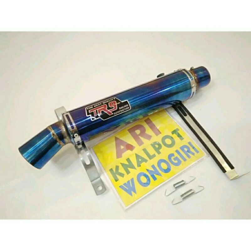 silencer knalpot R9 bluemoon silencer only inlet 50mm