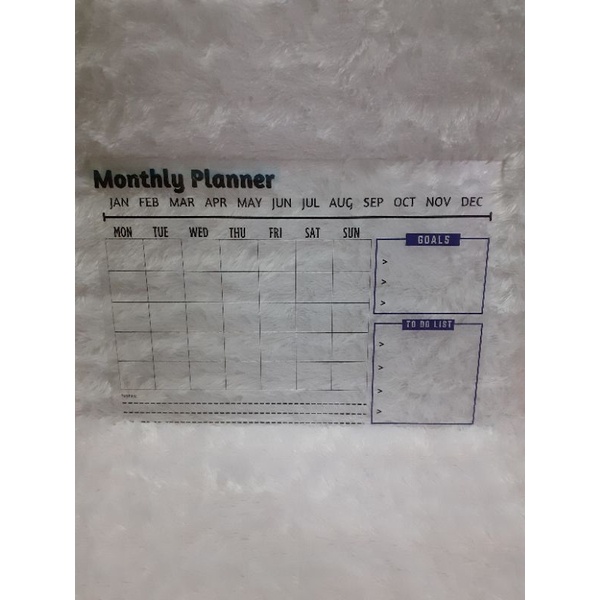 

Monthly Acrylic Planner Uk.A3