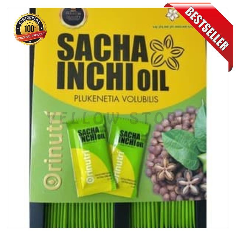SACHA INCHI OIL ORINUTRI ORIGINAL - OMEGA OIL SACHA INCHI 3ML ORIGINAL [YELLOW STORE]
