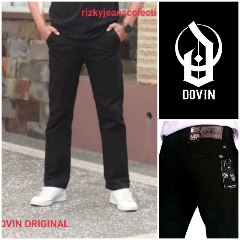 Celana Chino Standar Dovin Original Non Stretch