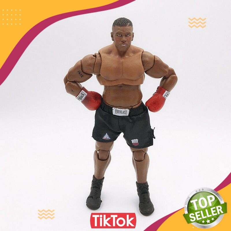 Action Figure Populer Tinju Mike Tyson Mainan Model Boneka Hadiah