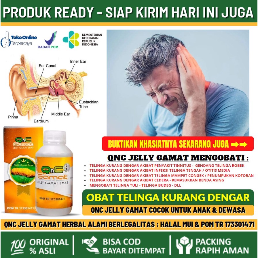 Obat Herbal Untuk Pendengaran Telinga Hilang Sebelah, Telinga Kurang Mendengar, Gangguan Telinga, Ob