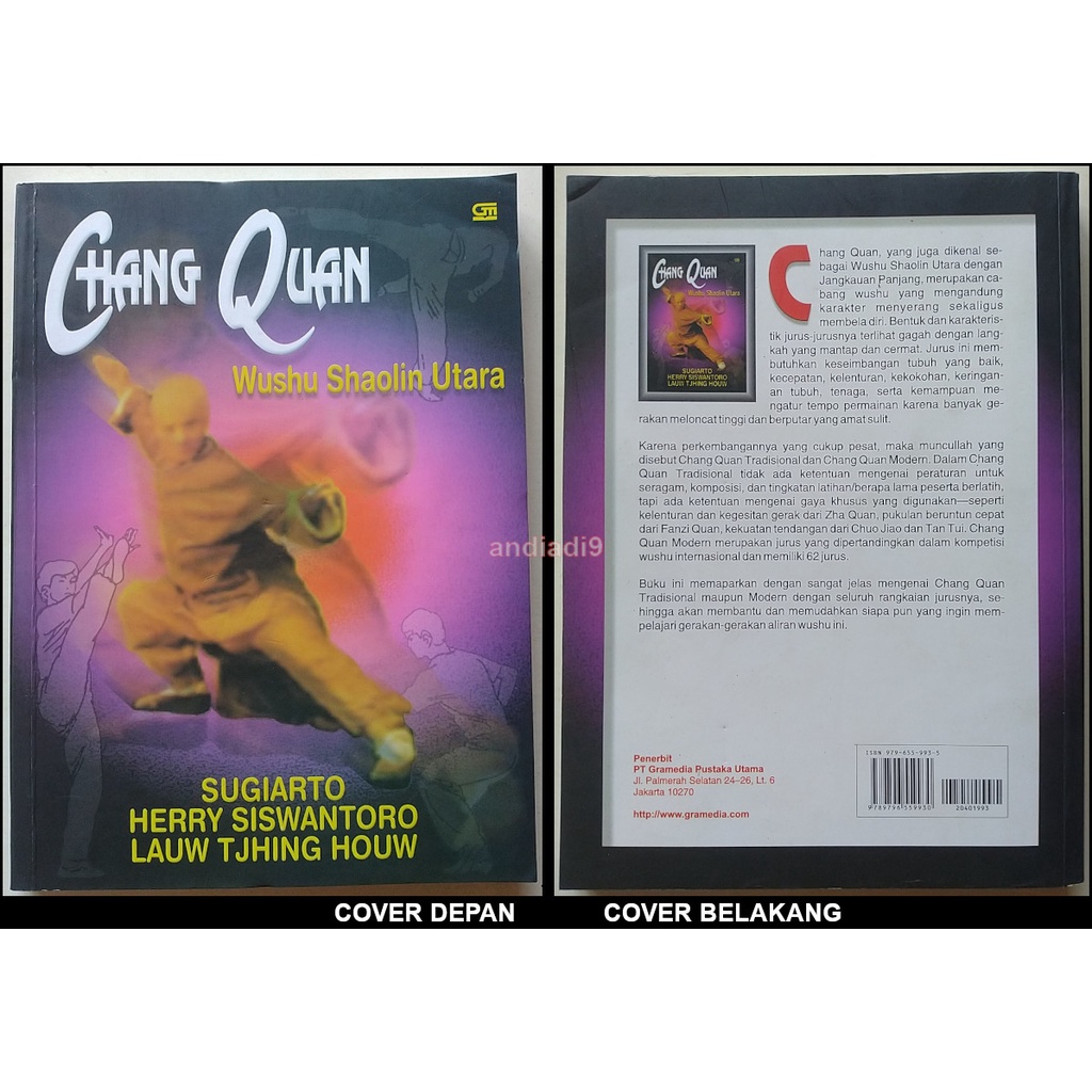 CHANG QUAN WUSHU SHAOLIN UTARA SUGIARTO ORIGINAL BEKAS