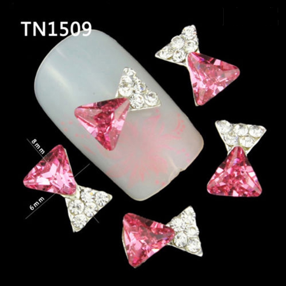 Providence 10pcs Berlian Imitasi Glitter 3d Untuk Dekorasi Nail Art Diy