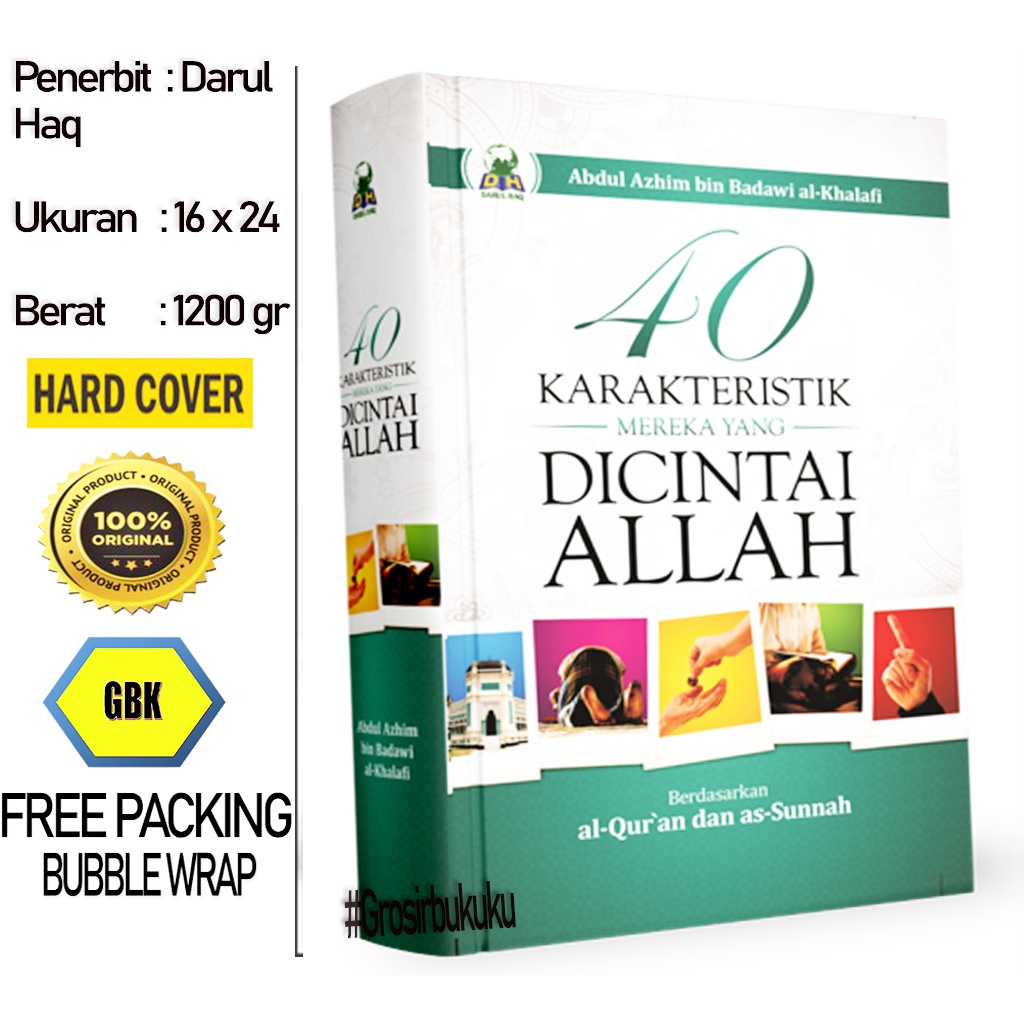 Buku 40 Karakteristik Mereka Yang Dicintai Allah - Darul Haq