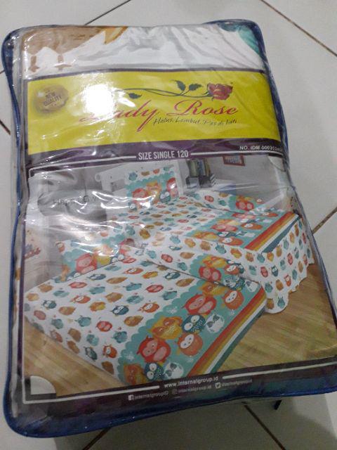 Sprei Lady Rose Sorong 120 X 200 Happy Owl 2 In 1