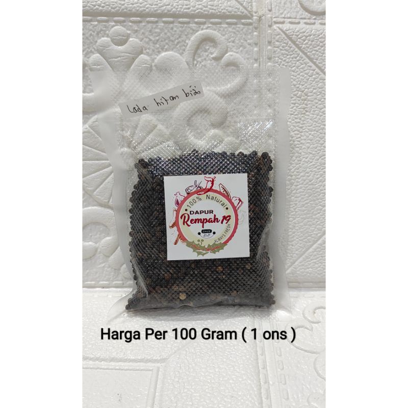 

Lada Biji Hitam (100 gram ) High Quality KD01