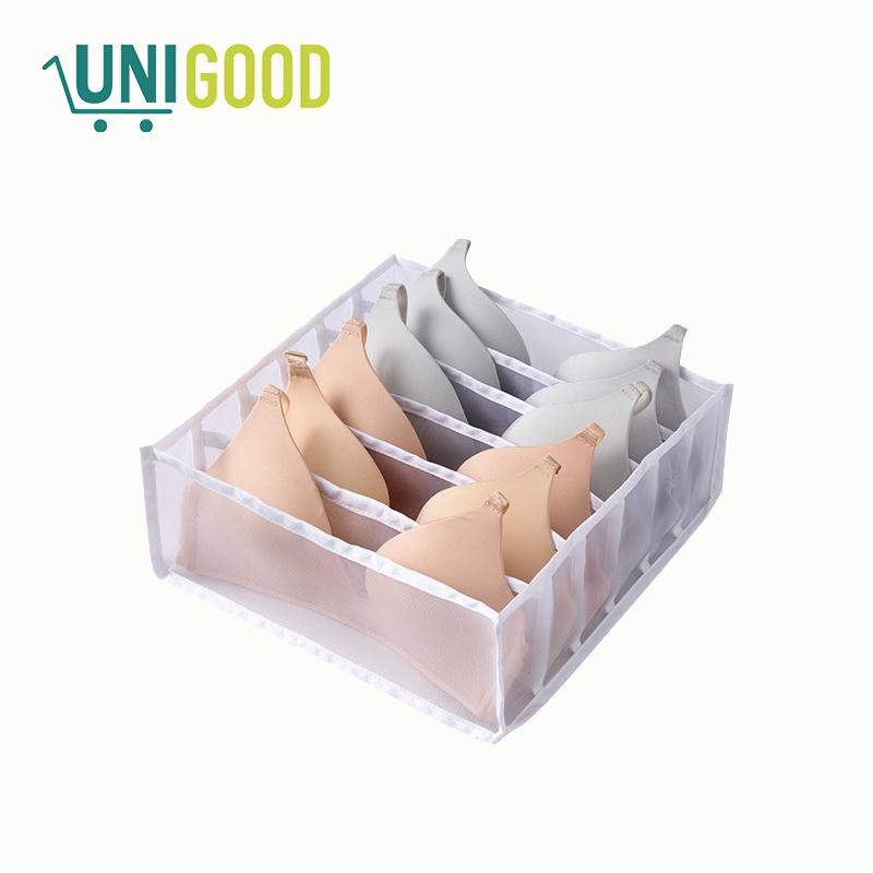 UNIGOOD - Organizer Dalaman Tempat Penyimpanan Pakaian Dalam Underwear Box Kaos Kaki Organizer Bag Storage