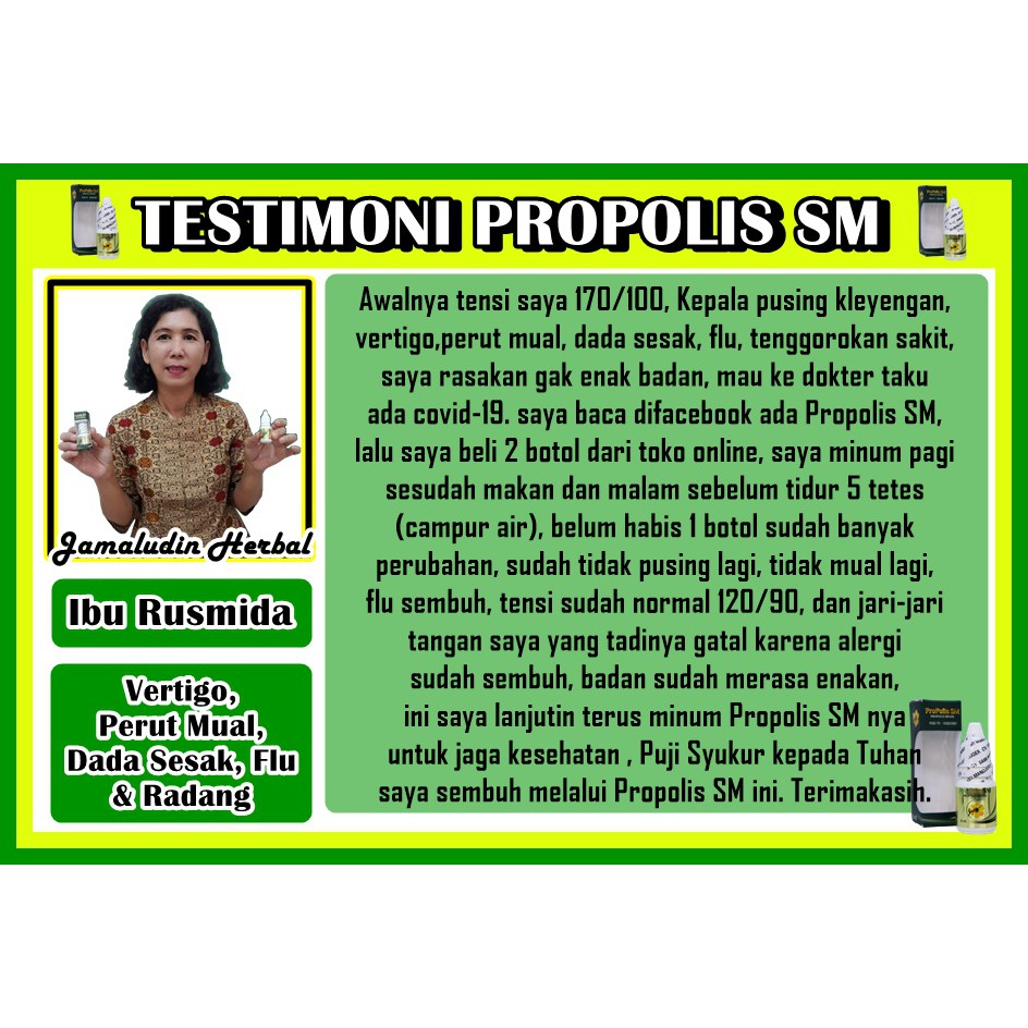 COD !! Obat Tradisional Untuk Sesak Napas - Cara Mengatasi Nafas Terasa Berat - PROPOLIS SM ASLI-3
