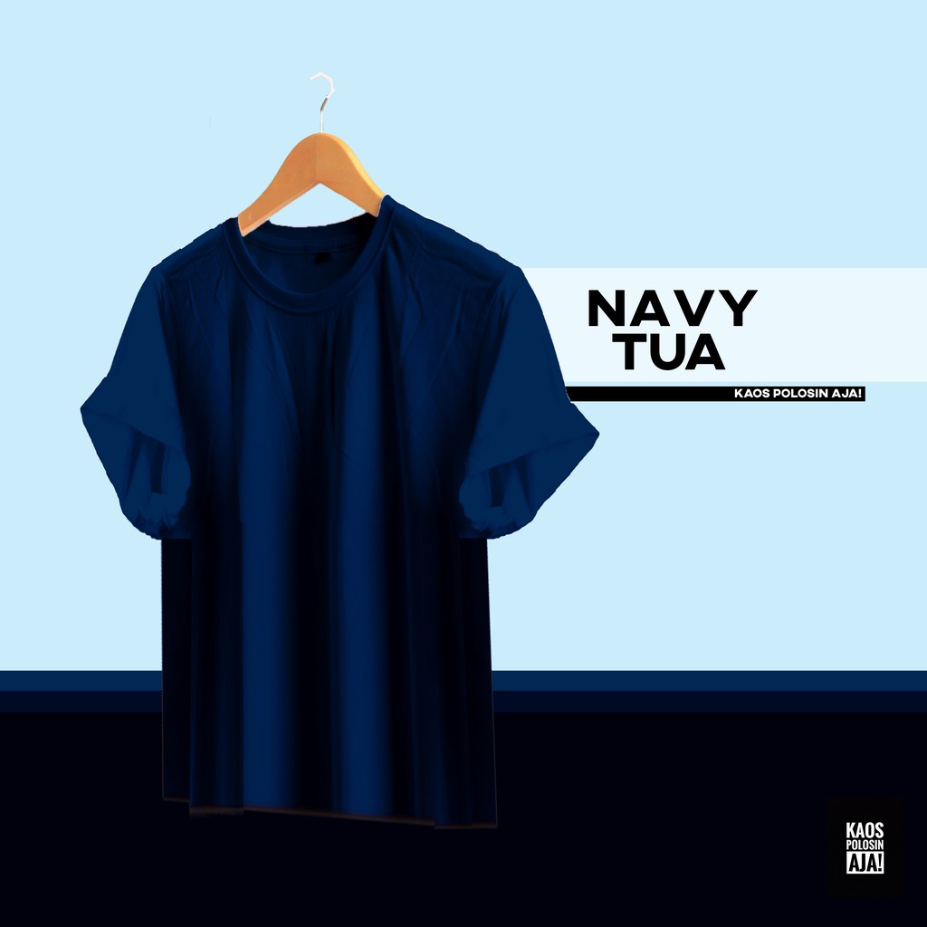 baju navy polos