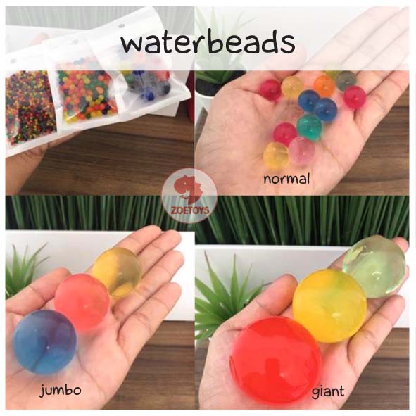 Zoetoys Waterbeads Giant 5gram 3pcs / water beads | edutoys | sensory toys