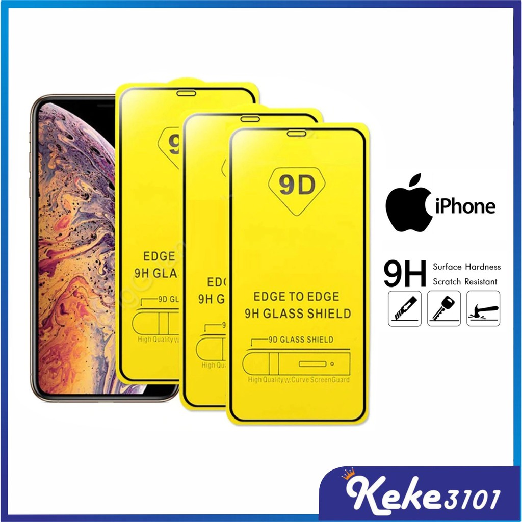 Tempered Glass Iphone 5 6 6S 6+ 7+ 8+ 7 8 X XS XR 11 12 13 14 15 mini Plus Pro Max Anti Gores Screen Guard Full Cover 9D 21D