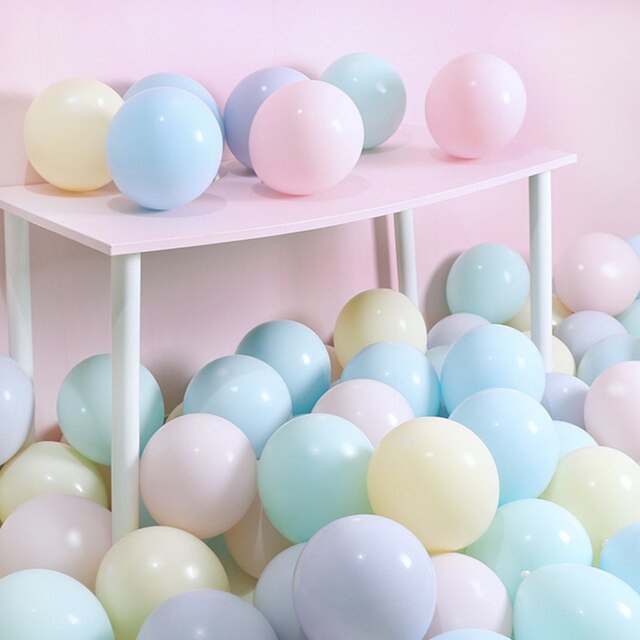 Balon Latex Macaron / Balon Warna Pastel 12inch Per Pack (100pcs)