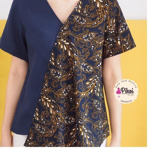 zdw 259 Baju  batik  wanita  batik  modern atasan batik  