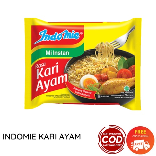 INDOMIE GORENG, SOTO, AYAM BAWANG, KARI AYAM, AYAM SPECIAL, KALDU AYAM, GORENG JUMBO