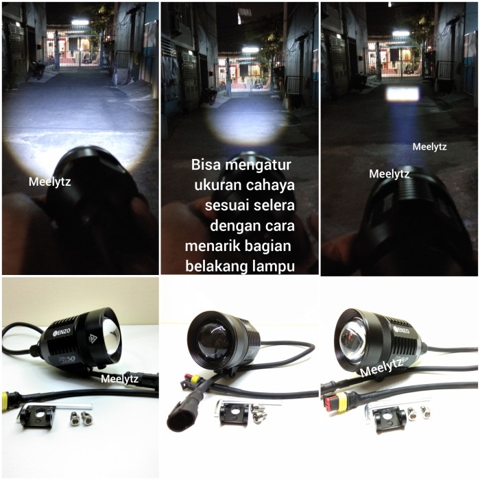 Lampu tembak sorot Kenzo type KZ30 cahaya bisa diatur sesuai selera