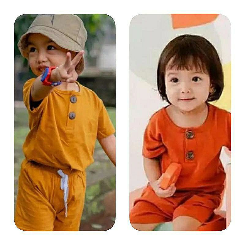 set kiano || setcel anak perempuan || setelan anak unisex || setelan anak
