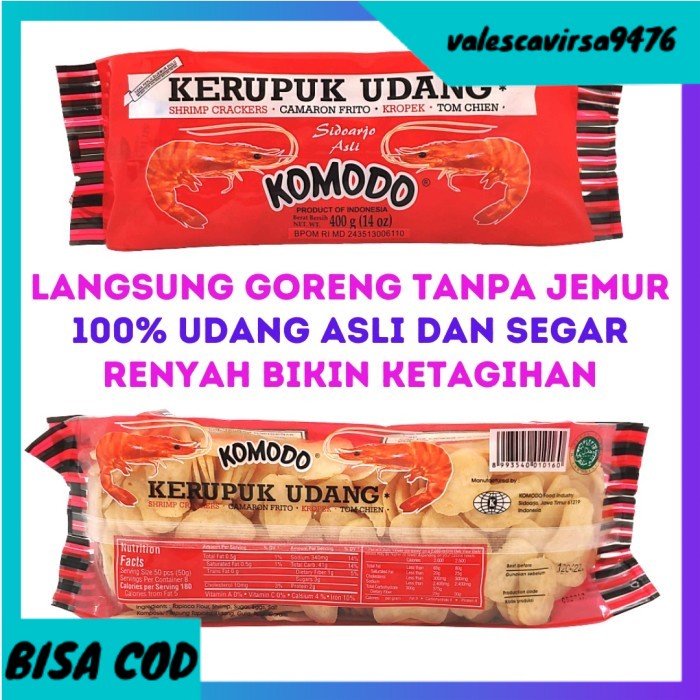 

⭐BISA COD⭐ Komodo Mini Merah 400g