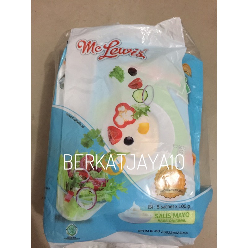 Mc Lewis Saus Mayo 5 sachet 100 gr Saos Mayones Original Mayonnaise