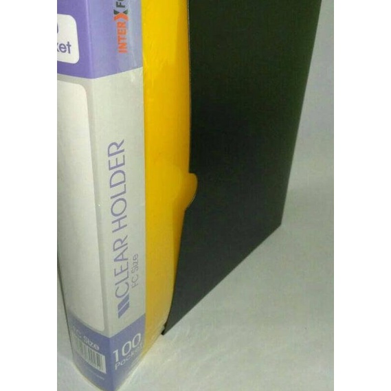 

☞ Clear holder/display book Folio 100 pocket INTERX ☚