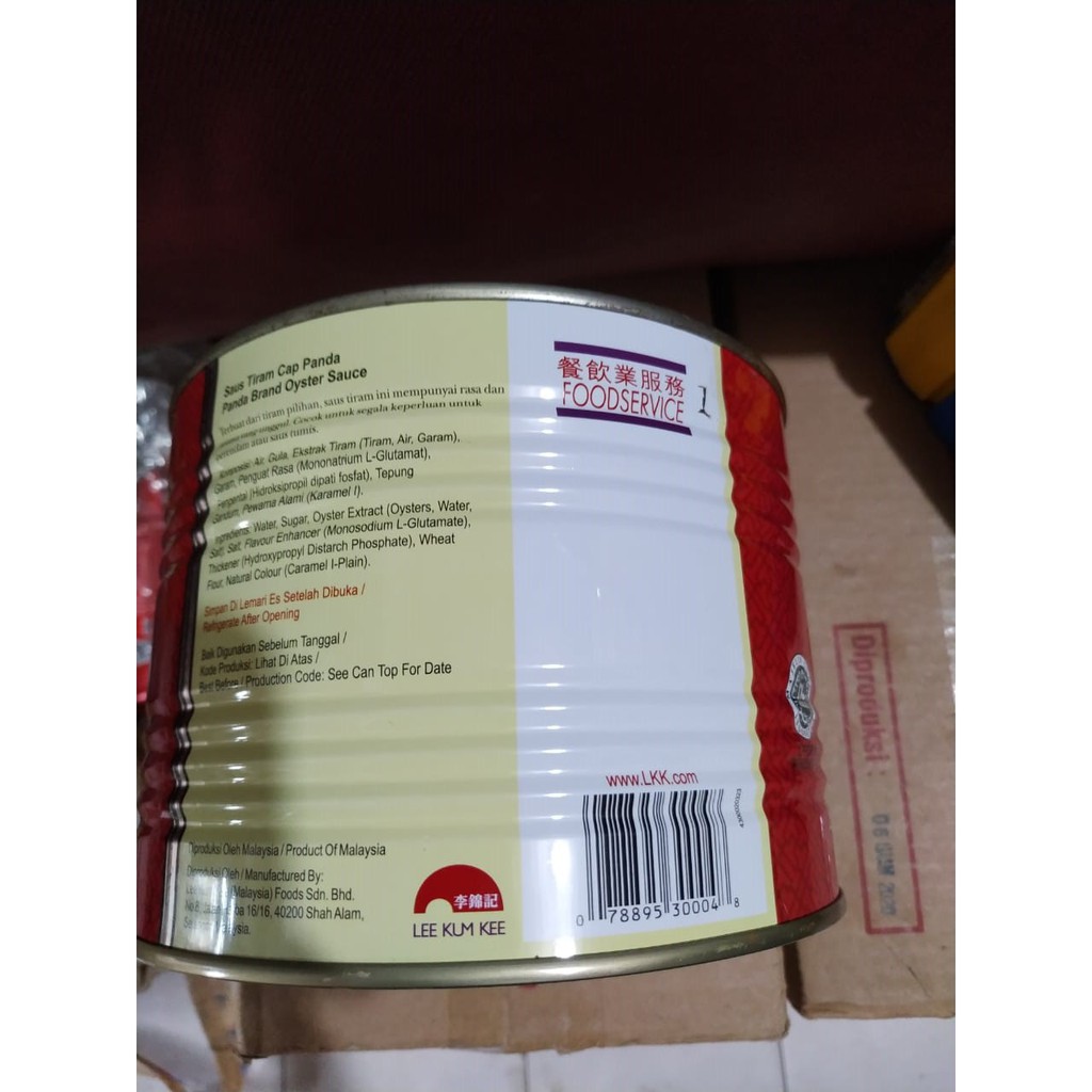 SAUS TIRAM PANDA / LEE KUM KEE KALENG 2,2 KG