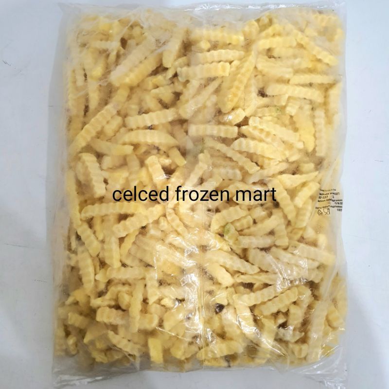 

AVIKO Crinkle Cut 2,5kg | Kentang Goreng Gerigi 2.5kg | French Fries Crinkle 2,5 Kg