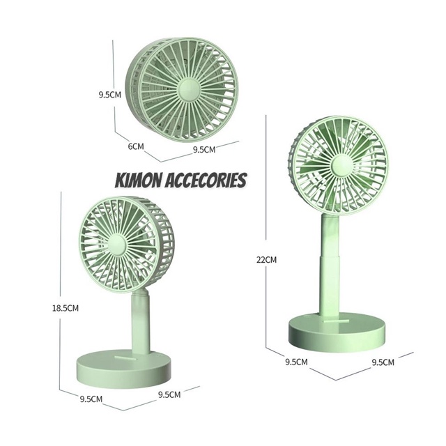 KIPAS ANGIN K12 FOLDING FAN KIPAS MINI FAN PORTABLE ISI ULANG CHARGE