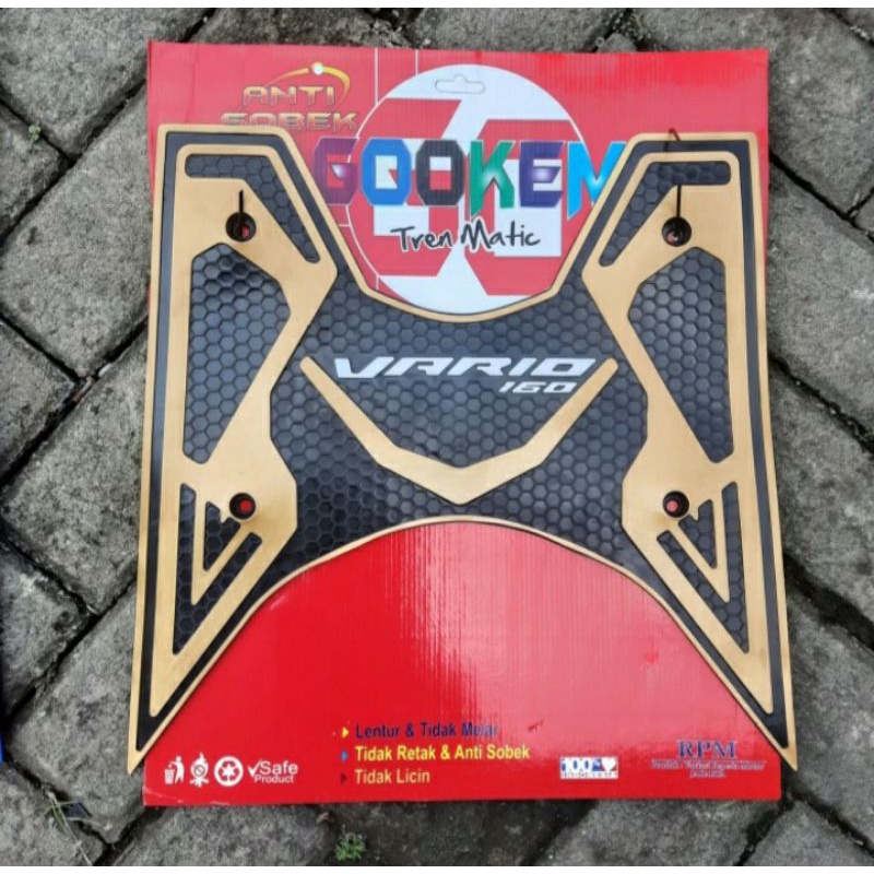 Karpet Vario 160 Pijakan kaki Vario 160 Alas kaki Vario 160 Gookem