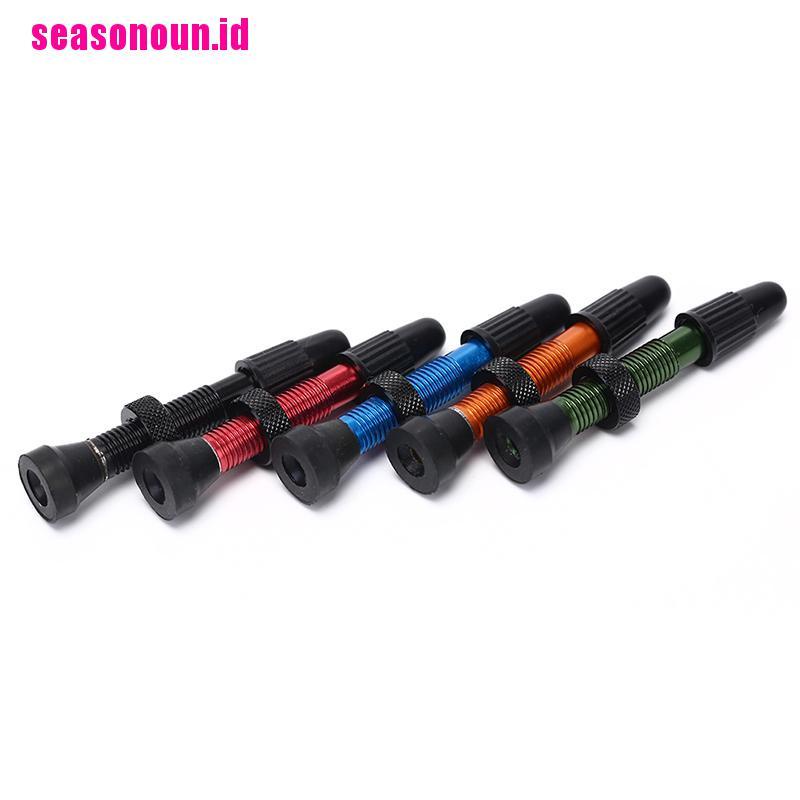 (seasonoun) 1pc Presta 50mm Bahan Aluminum Alloy Untuk Sepeda Balap