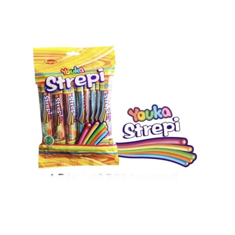 

YOUKA STREPPI PERMEN LUNAK 1 PCS by flowsnack