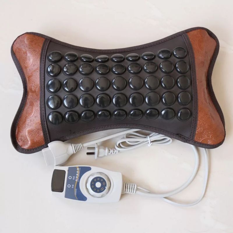 Bantal kesehatan giok batu germanium bantal terapi turmalin