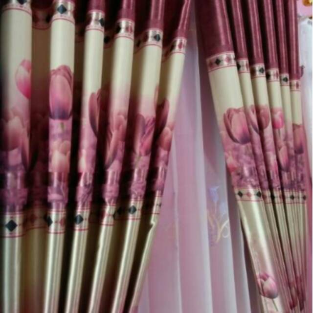 GORDEN BLACKOUT TANPA PONI 1 SET KIRI KANAN