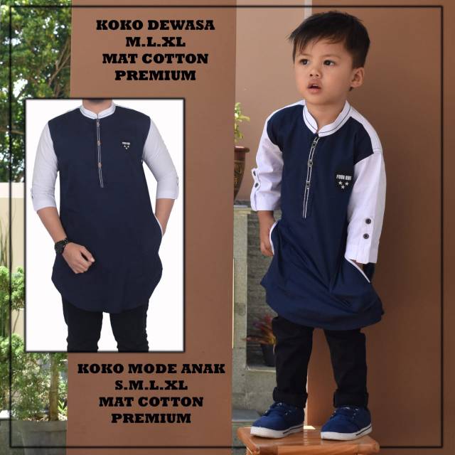  Model  Terbaru Baju  Muslim KOKO  ANAK  Brand original 