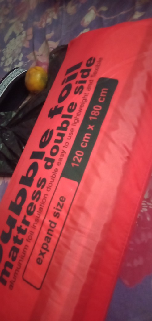 Matras Aluminum Foil Double Side Matras Camping Hiking Outdoor