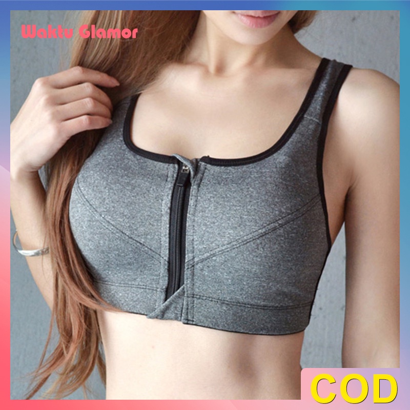 Seamless Sport Bra Zipper pakaian Dalam Wanita/gym bra/senam bra 801