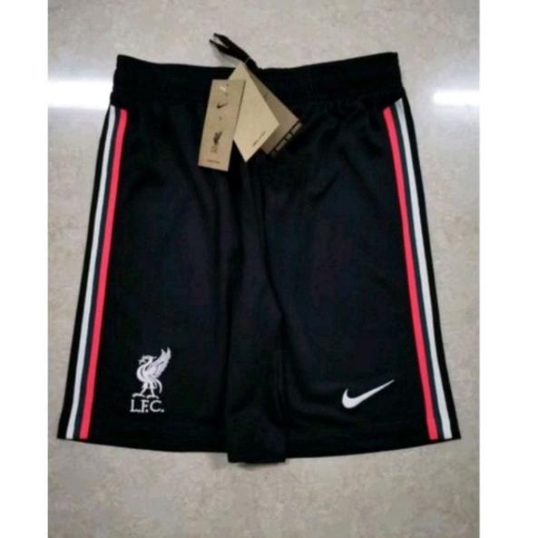[KODE IMBSU] Short Celana Bola Liverpool Away Hitam 2021/2022 black 21/22 Grade Ori Official SMLXL 2
