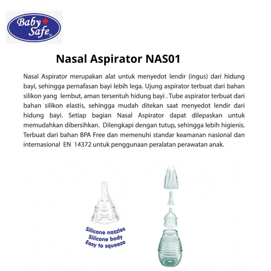 Penyedot Ingus Bayi Baby Safe / Nasal Aspirator