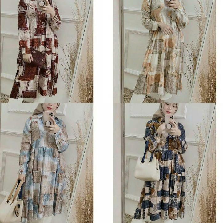 Terbaik TUNIK NOVALIN /// ATASAN WANITA / TUNIK RAYON PREMIUM