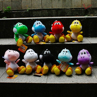 15cm 9pcs TV Version bros running yoshi 6&quot; soft plush toy figure TV Version Hot