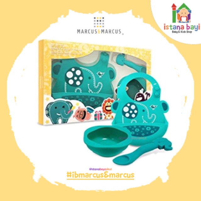 Marcus&amp;Marcus Baby Feeding Set - Set perlengkapan makan anak