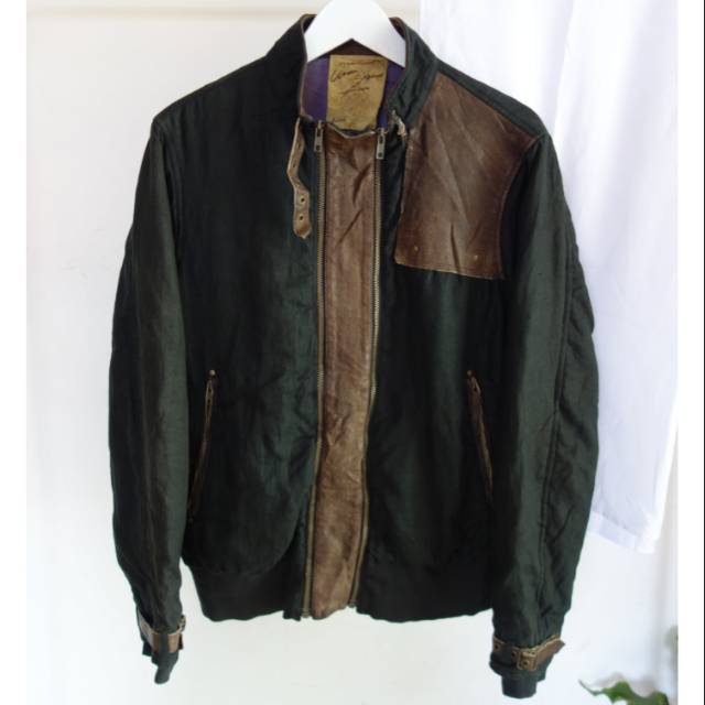 Jaket Keren Unik Kulit Asli Genuine Leather Second Original Branded Bekas Preloved