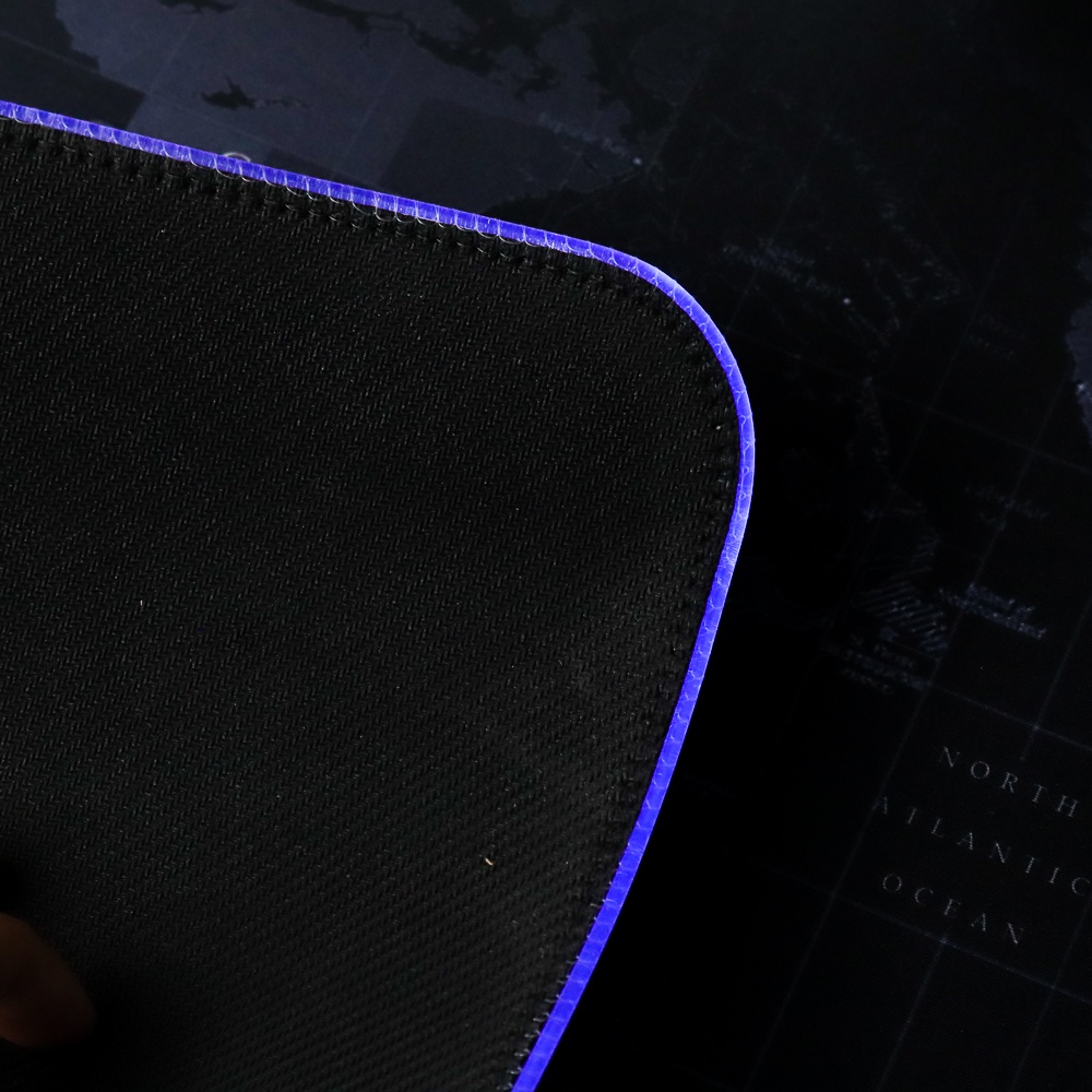 Gaming Mouse Pad XL Peta Dunia + LED RGB 300 x 700 x 4mm