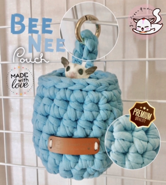 BeeNee Pouch Size S Cotton, Pouch Sugar Glider by JeSugarGlider