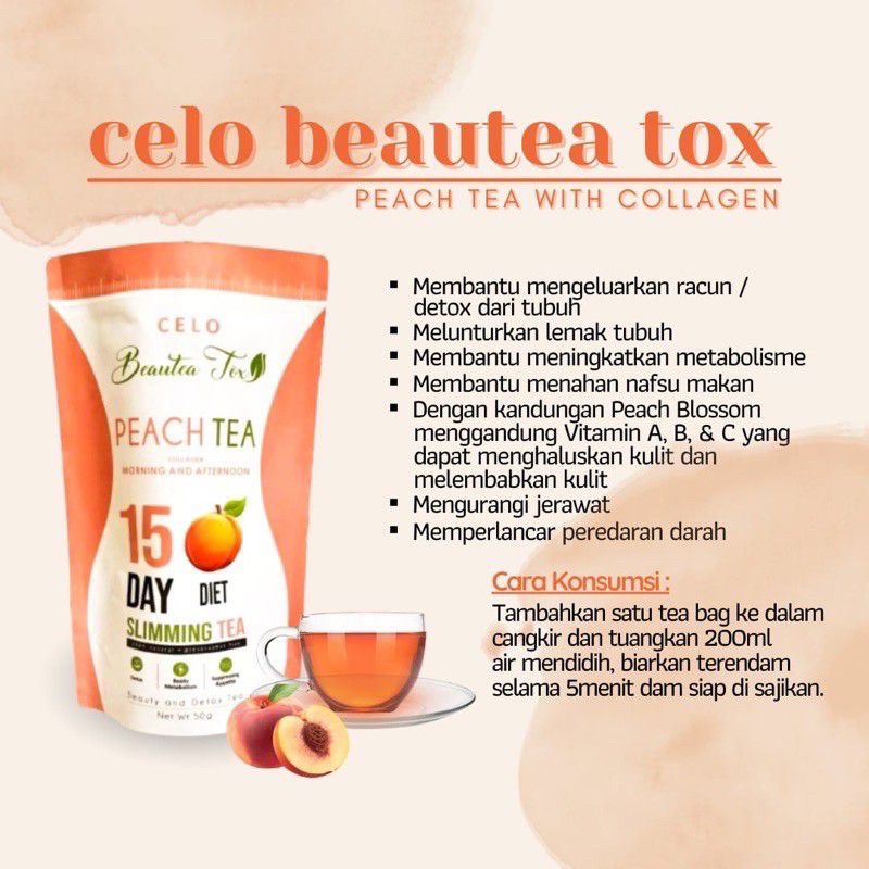 

CELO BEAUTEATOX (PEACH TEA)