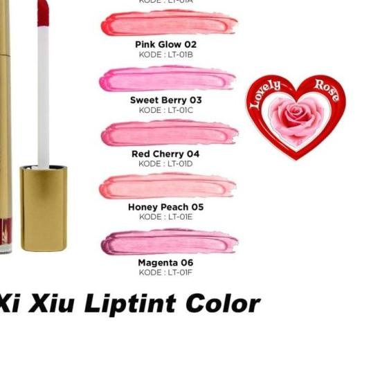 Ω XI XIU LIPTINT / XIXIU LIP TINT COLOR - BEBAS PILIH - 06 MAGENTA ♀