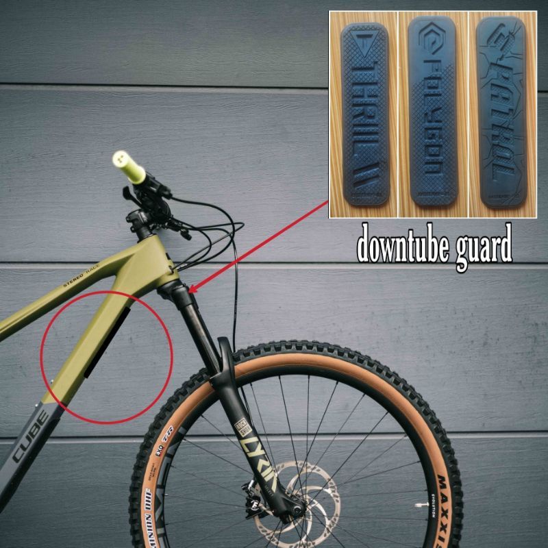 KARET DOWNTUBE GUARD PELINDUNG FRAME DOWNTUBE