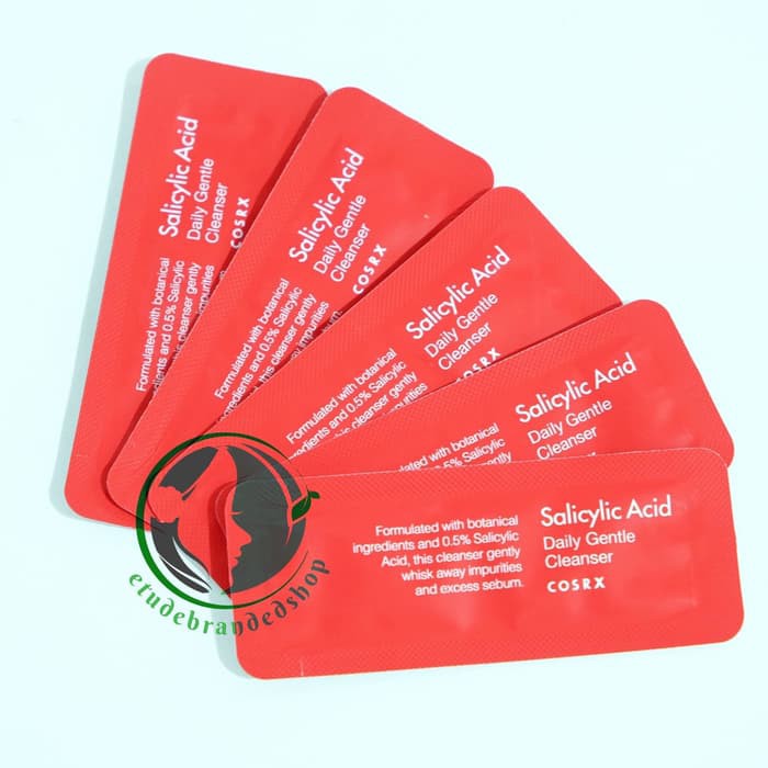 Limited Edition COSRX - Salicylic Acid Daily Gentle Cleanser - Sample Sachet Unik