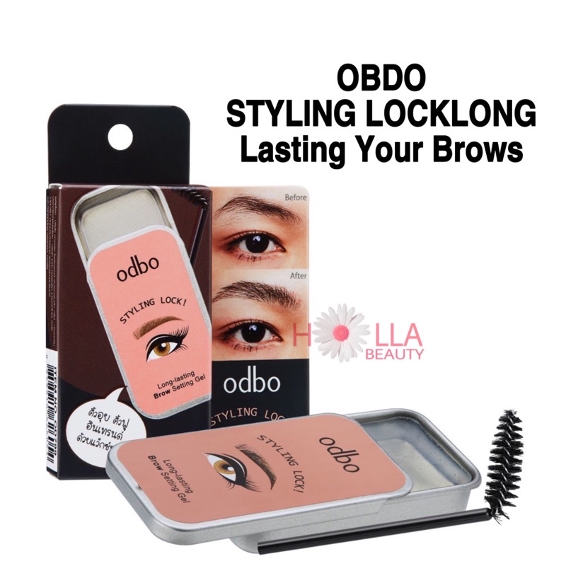 ODBO STYLING LOCK LONG LASTING BROW SETTING GEL OD799/EYEBROW/KOSMETIK MATA