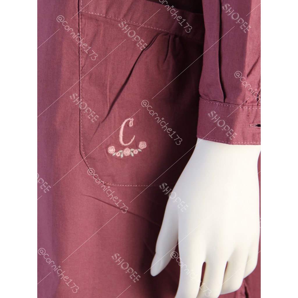 Corniche Adriana Dress Maroon - TH501176