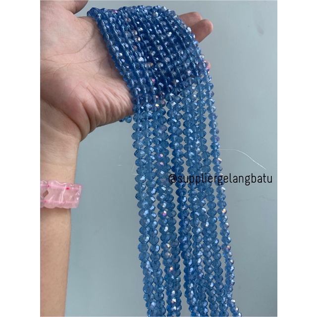 Crystal Ceko 8mm BIRU UNGU KUARSA kuarsa kristal blue purple quartz